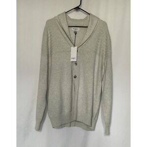 Goodfellow & Co Men's Button Shawl Collar Cardigan Sweater Long Sleeve Size XL